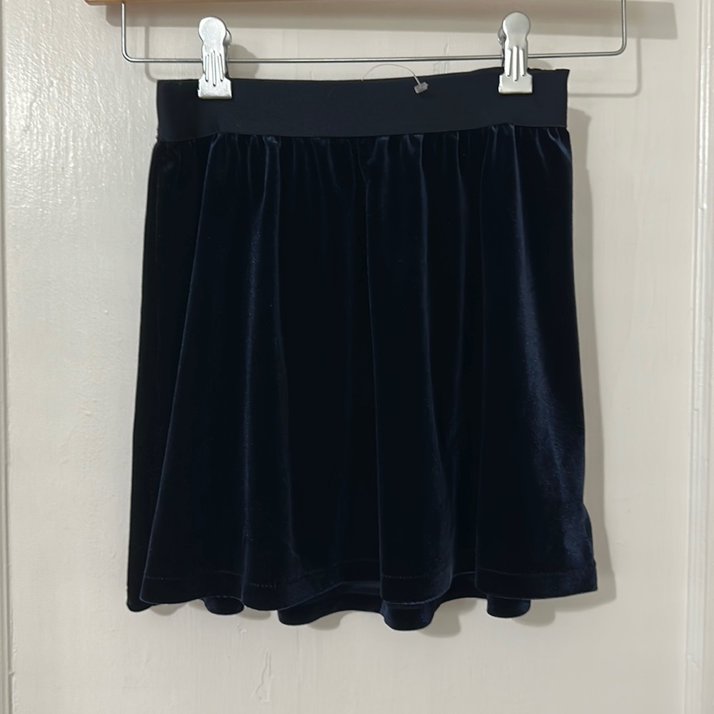 GAP kids sz XL NWT blue velvet skirt
